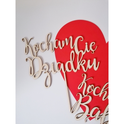 Topper KOCHAM CIĘ DZIADKU